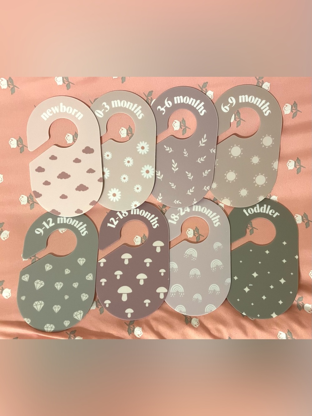 Baby closet double sided dividers